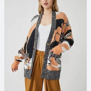 Free People August Knit Wool Blend Cardigan